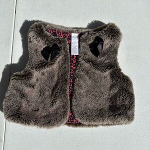 Kids Faux Fur Vest